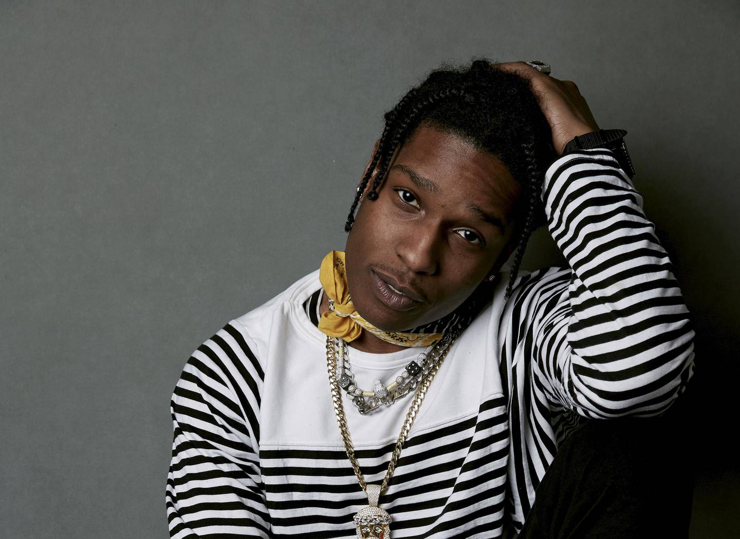 Advokaten til rapperen ASAP Rocky (bildet) sier varetektsfengslingen "er ødeleggende" for ham. Foto: AP
