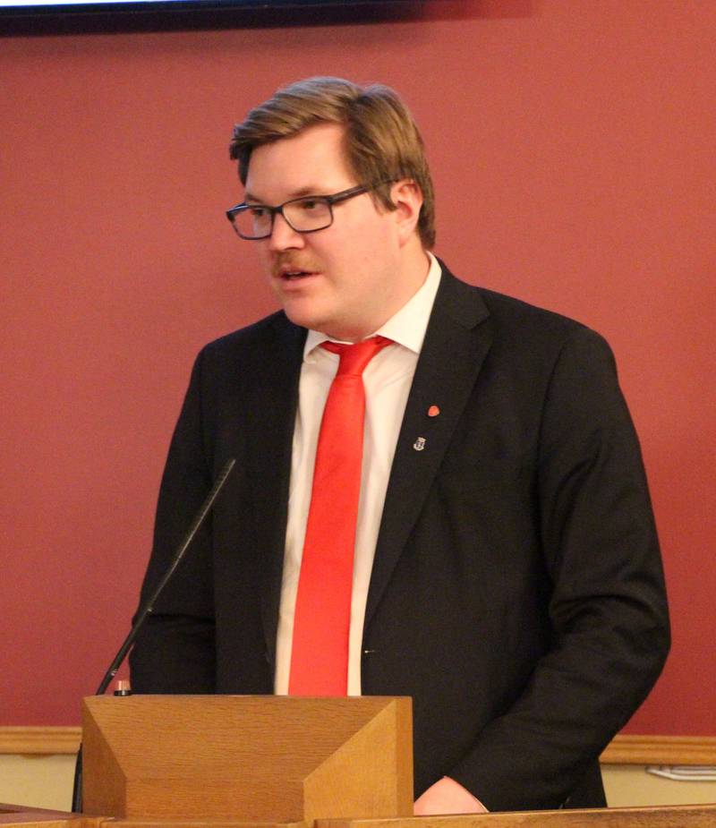Uenig om budsjett: Varaordfører Eivind Knudsen (Ap).