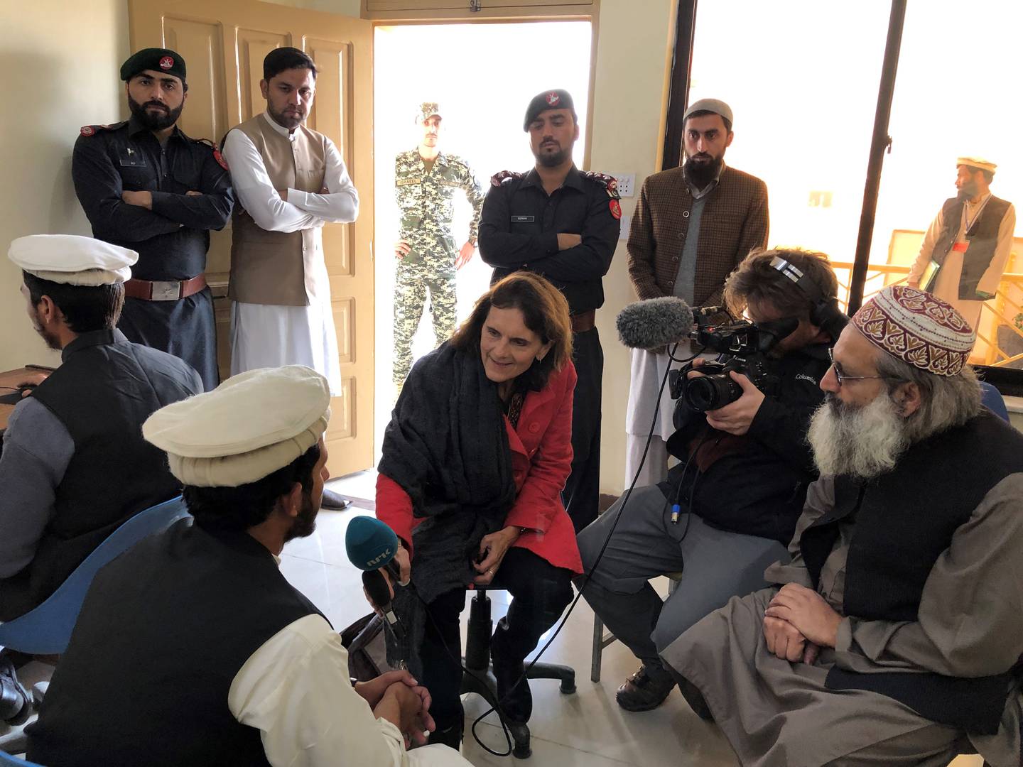 Sidsel Wold intervjueR en tidligere Talibaner i rehabiliterings-leir i Peshawar, Pakistan, 2019.