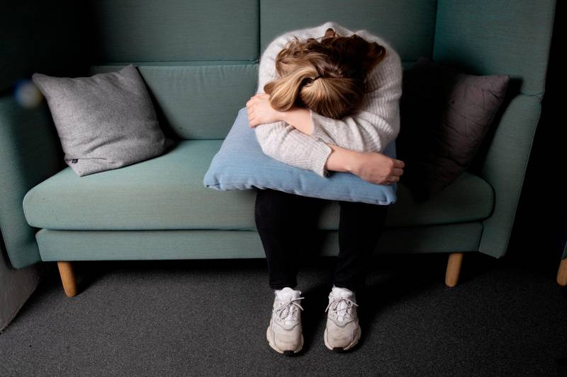 Oslo 20201116. 
Illustrasjonsfoto av unge personer som "sliter psykisk». Depresjon
Foto: Terje Pedersen / NTB