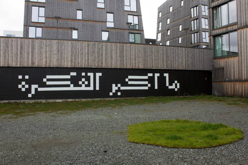 Bahia Shehab startet med gatekunst under den egyptiske revolusjonen. Nå har hun tatt med seg arabiskspråklig, politisk kunst til Stavanger.