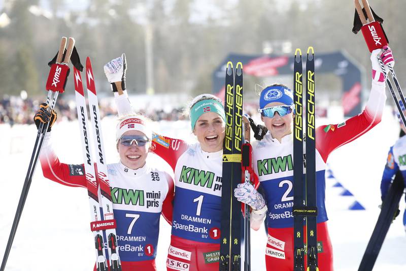 Konnerud 20200201. 
under 15 km klassisk for kvinner  under NM på ski .
Foto: Terje Pedersen / NTB scanpix