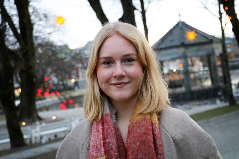 17 år gamle Mille-Sofie Kvannli er fylkesleder i Rogaland Unge Høyre. Hun har store ambisjoner, og ønsker å nå langt i politikken.