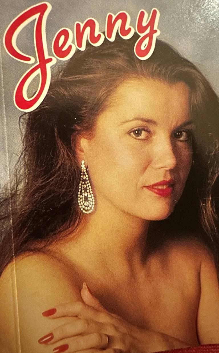 Coveret til Jenny Jenssens første utgivelse, kasetten «Jenny» fra 1989.