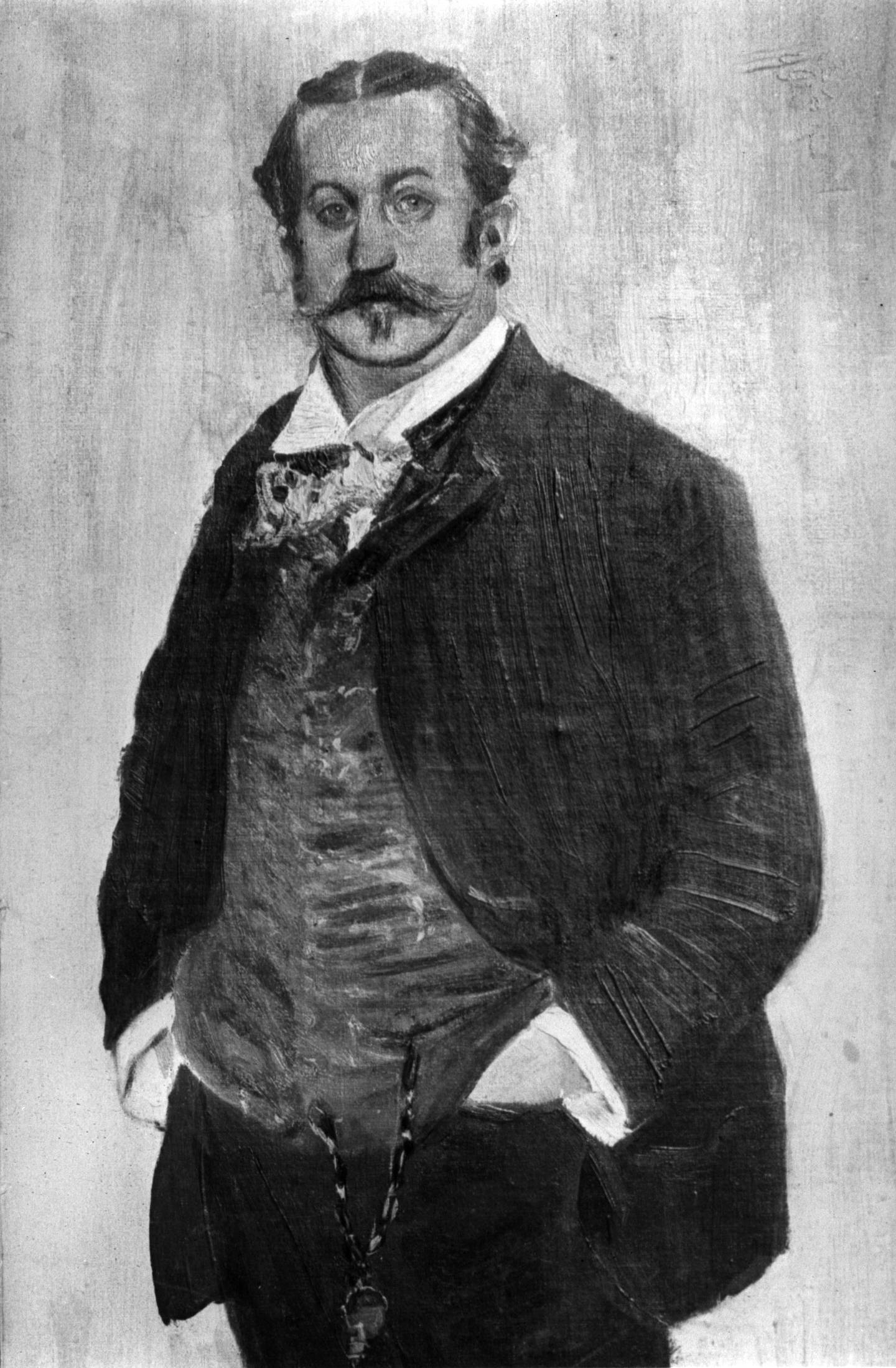 Maleri av Alexander Kielland i 1887, av kunstner Eilif Peterssen.