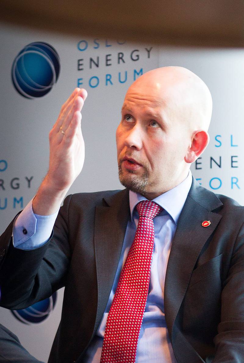 FØLGER MED: Olje- og energiminister Tord Lien (Frp) sier Norge engasjerer seg sterkt i utviklingen av EUs energiunion. FOTO: ARNE OVE BERGO