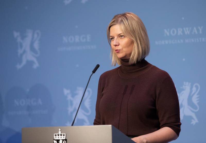 Oslo 20201028. 
Kunnskaps- og integreringsminister Guri Melby under onsdagens pressekonferanse. 
Foto: Terje Bendiksby / NTB