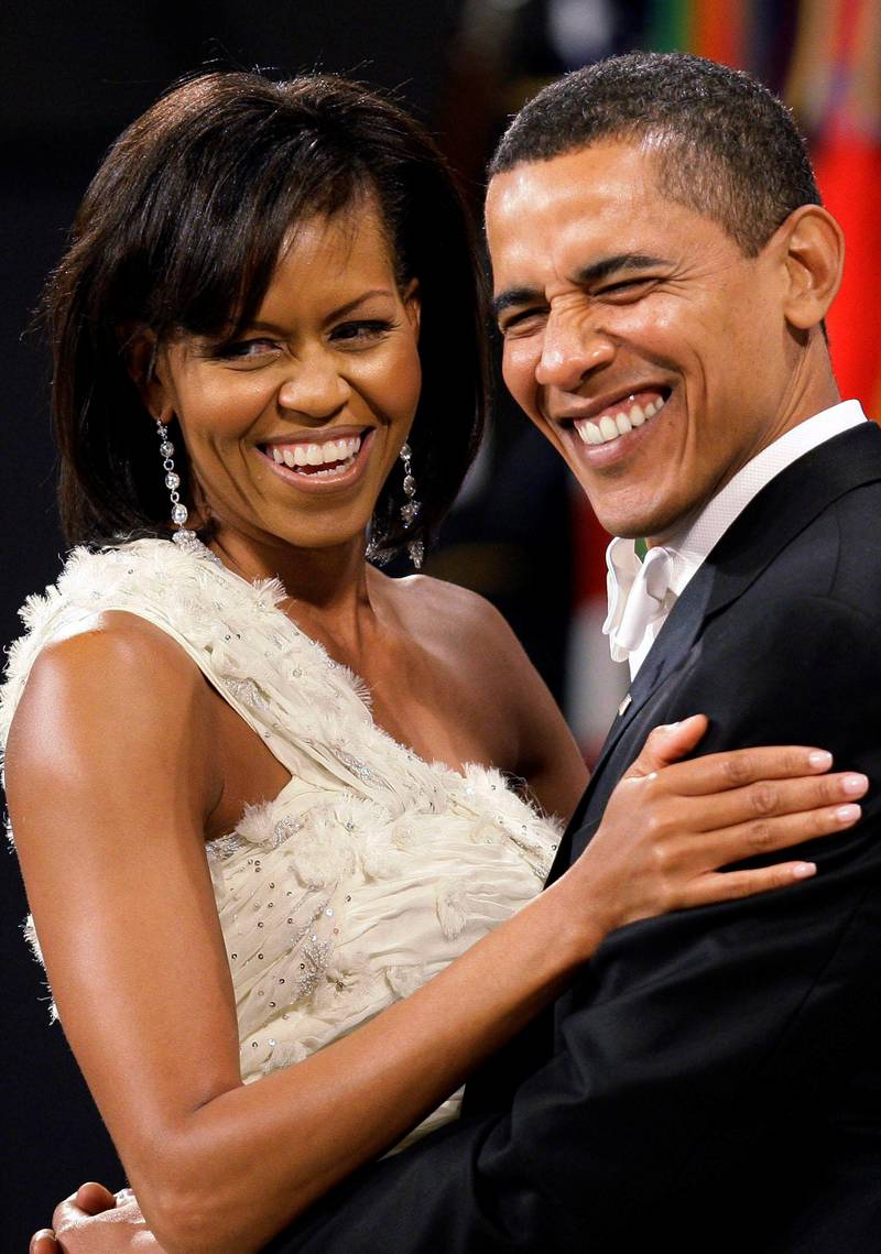 2009: Barack og Michelle Obama 20. januar 2009.