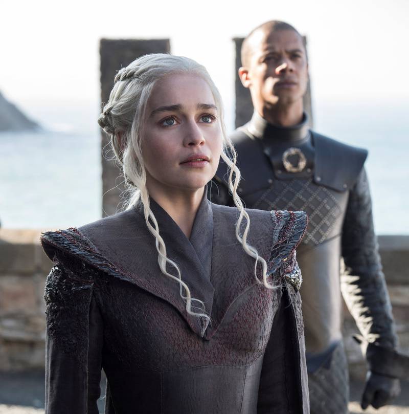 Dronning Daenerys med dragene er her, natt til mandag norsk tid. Sesong syv «Game of Thrones» vises på HBO Nordic og C More her hjemme. 			FOTO: HBO NORDIC
