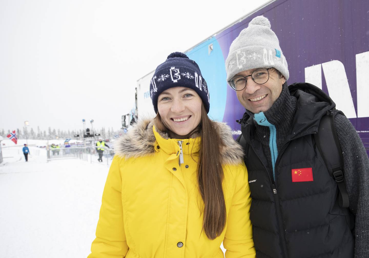 Ekteparet Darja Domratsjeva og  Ole Einar Bjørndalen har vært trenere for de kinesiske skiskytterne fram mot OL.