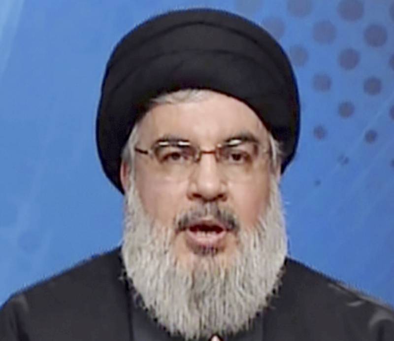 Hizbollah-leder Hassan Nasrallah omtaler tilnærmingen mellom Saudi-Arabia og Israel som en katastrofe.