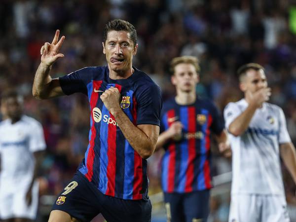 Lewandowski med hattrick da Barcelonas nysigneringer herjet med Plzen