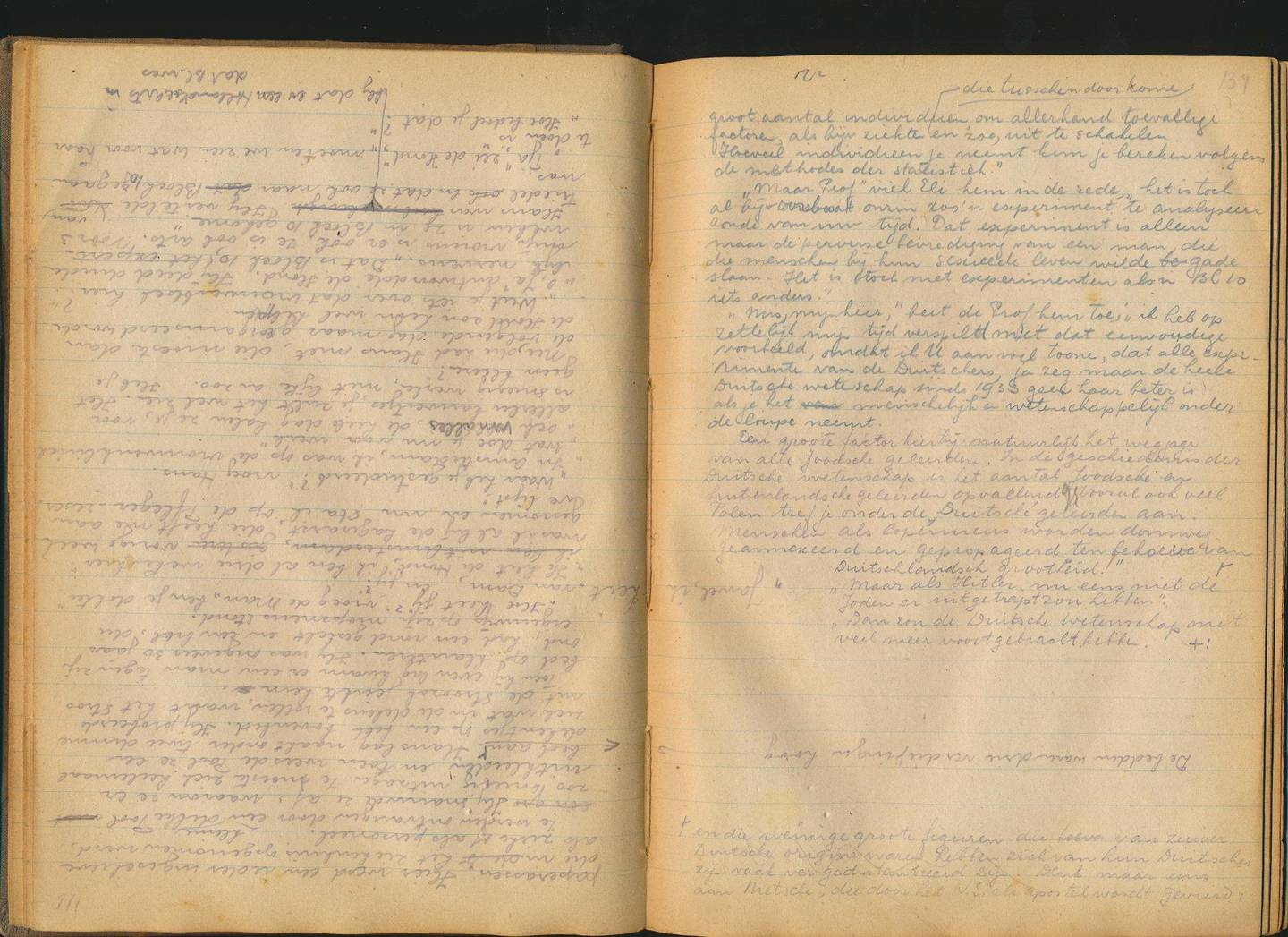 «Endestasjon Auschwitz» ble skrevet i en av nazistenes notatbøker. Notatboka blir snart utstilt i New York.      Foto: Gyldendal