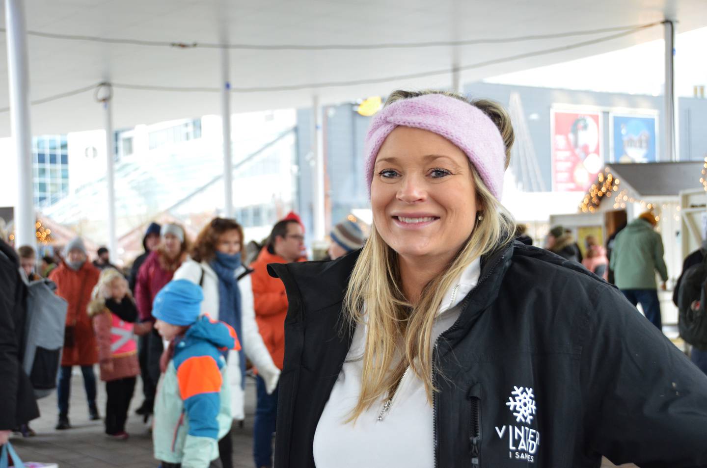 Edle Kathrine Strømland Torkelsen, daglig leder i Sandnes sentrum AS var fornøyd med åpningsdagen.
