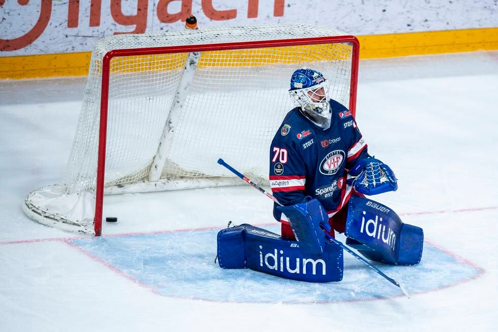 Steffen Søberg og Vålerenga kan ryke ut av NM-sluttspillet i ishockey onsdag.