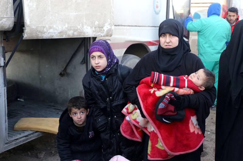 EVAKUERT: Syrere er blitt evakuert fra Øst-Aleppo de siste dagene. FOTO: NTB SCANPIX