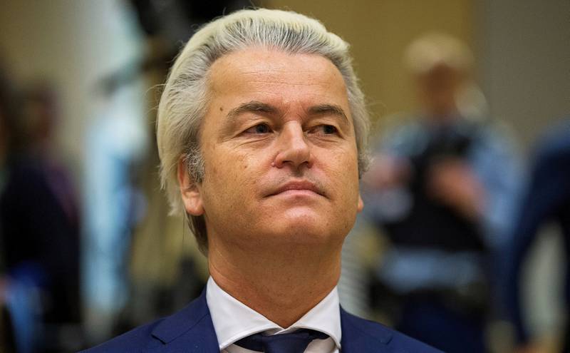 Partiet PVV og Geert Wilders leder på mange målinger i Nederland.