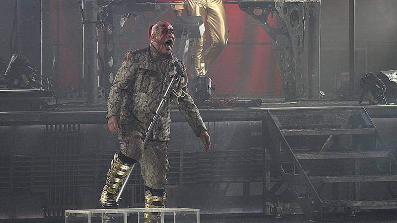 Vokalist Till Lindemann og de øvrige medlemmene i Rammstein satte fyr på Oslo og Ullevaal Stadion.