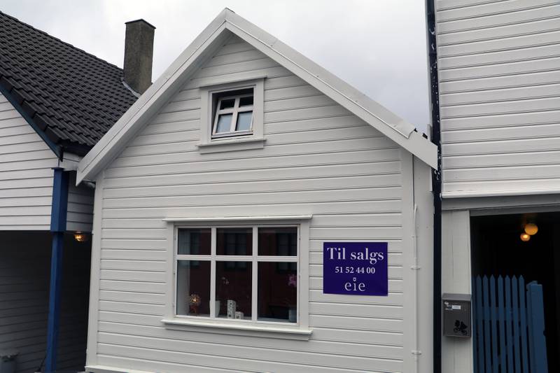 En av Stavangers minste eneboliger er nå til salgs. Prisantydningen er 2,5 millioner. Foto: Stein Roger Fossmo