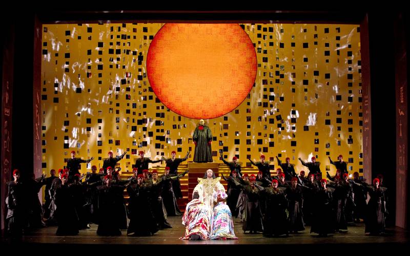 Slik så det ut forrige gang Operaen satt opp «Tryllefløyten» i 2012. FOTO: ERIK BERG/DEN NORSKE OPERA & BALLETT