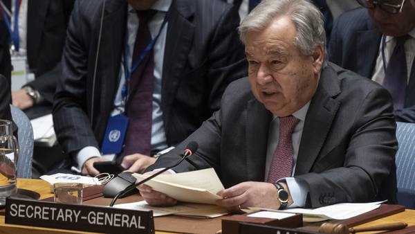 FN-sjefen ber om umiddelbar våpenhvile i Gaza