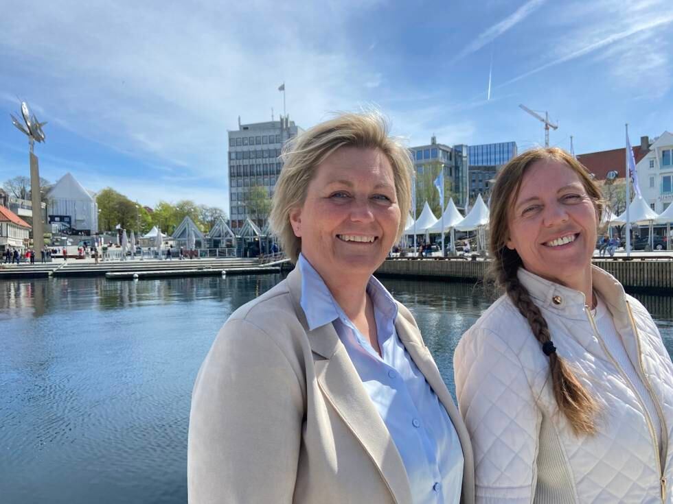 Næringssjef Anne Woie og miljøvernsjef Jane Nilsen Aalhus i Stavanger kommune.