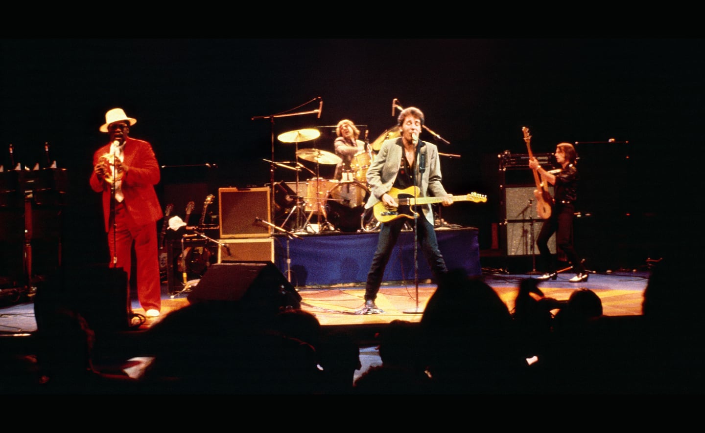 Bruce Springsteen, Clarence "Big Man" Clemons og E Street Band spilte mot kjernekraft på sine eneste konserter i 1979. .
