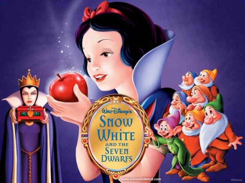 «Snehvit og de syv dvergene», Walt Disneys første helaftens tegnefilm, som Disney ble tildelt en æres-Oscar for i 1938.