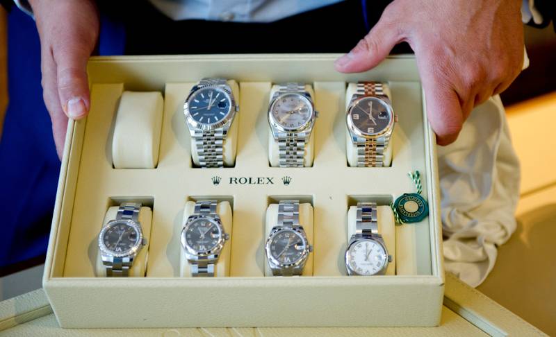 As­ke­land Ur og Smyk­ker klarer ikke dekke etterspørselen av de mest populære Rolex-modellene. Foto: Caroline T. Gilje