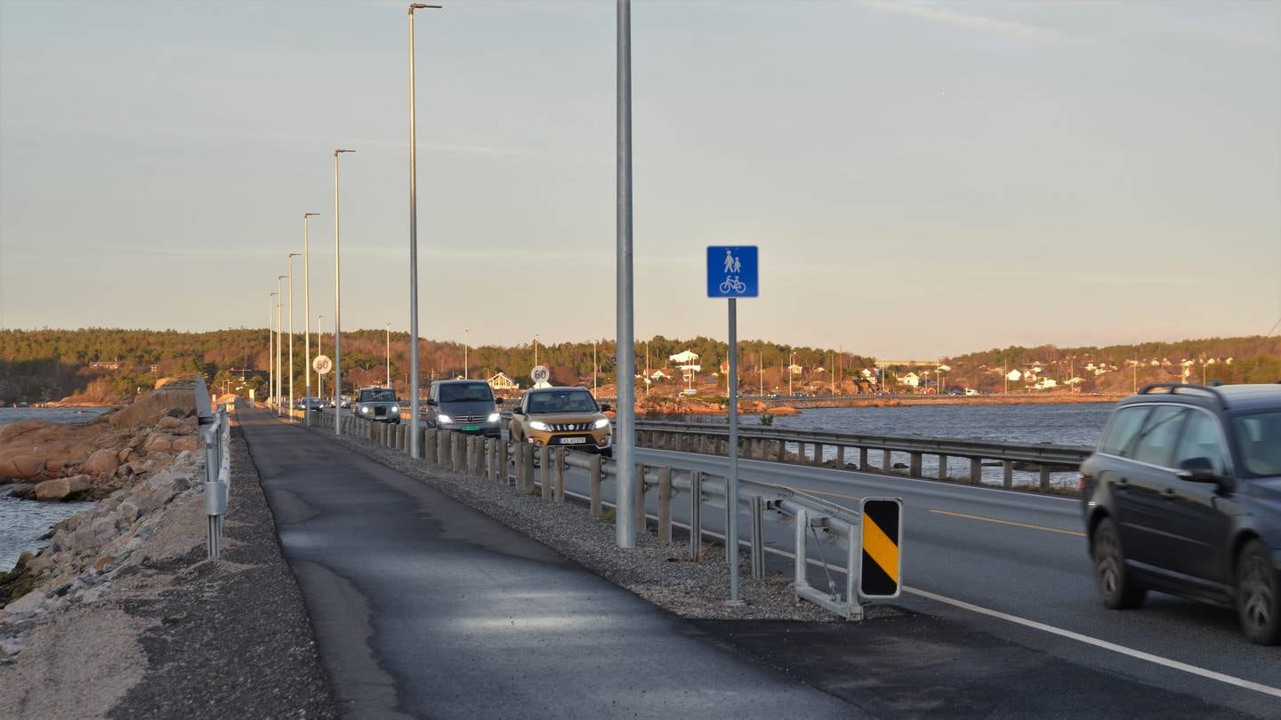 I januar 2021 ble 2,9 kilometer gang- og sykkelvei åpnet på grensa mellom Fredrikstad og Hvaler.