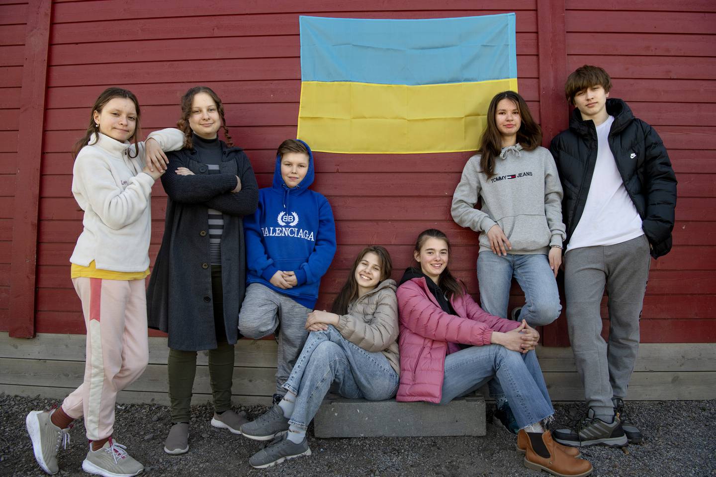 Refstad skole. Elever fra Ukraina.