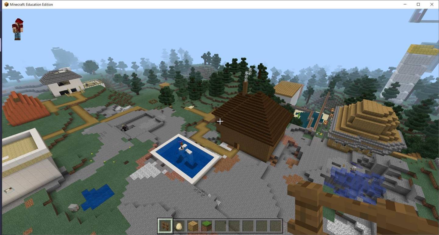 Elevene til Morten Langaas (31) bygger en hel landsby i Minecraft