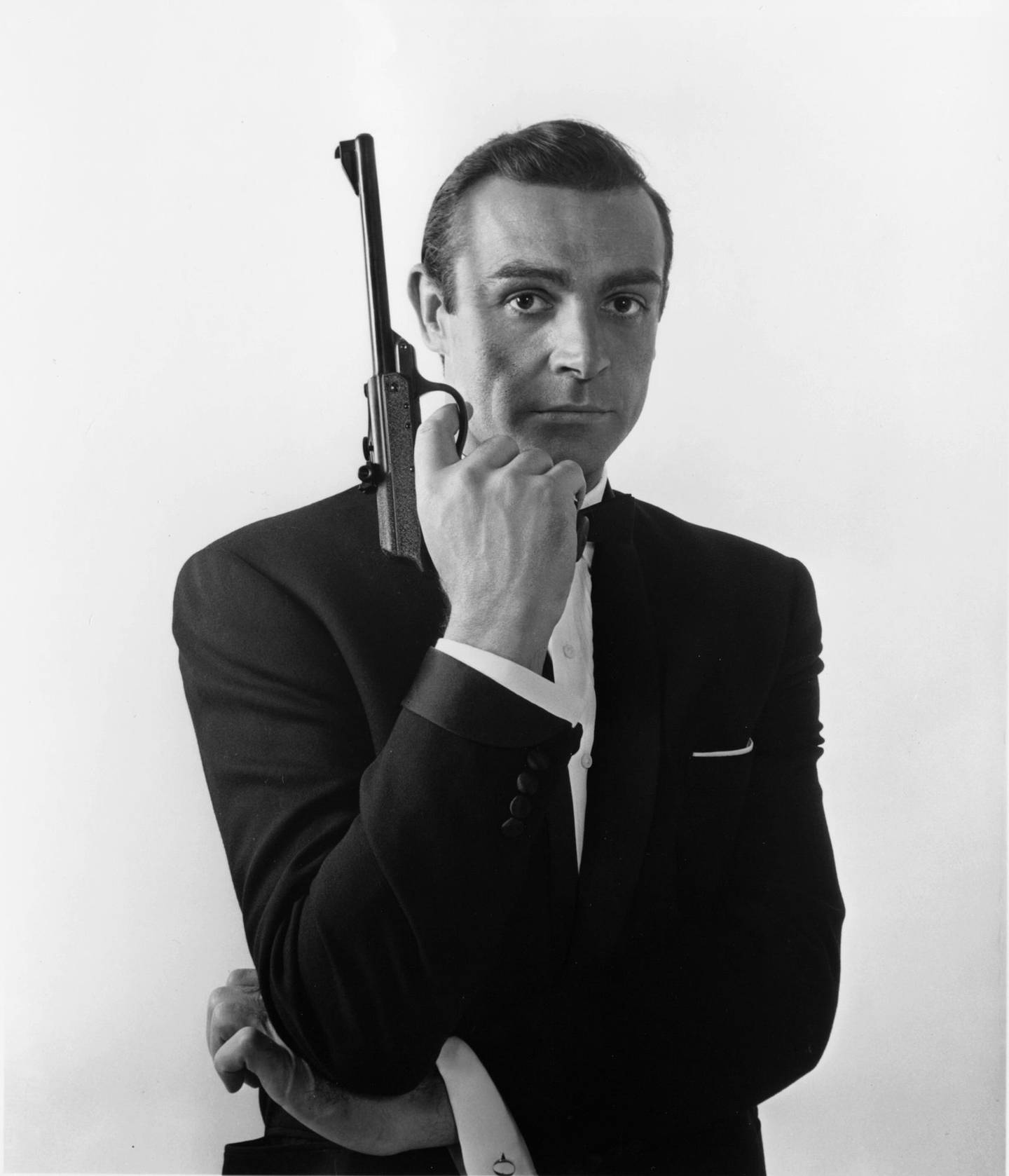 Bildet viser Sean Connery som filmfiguren James Bond. 