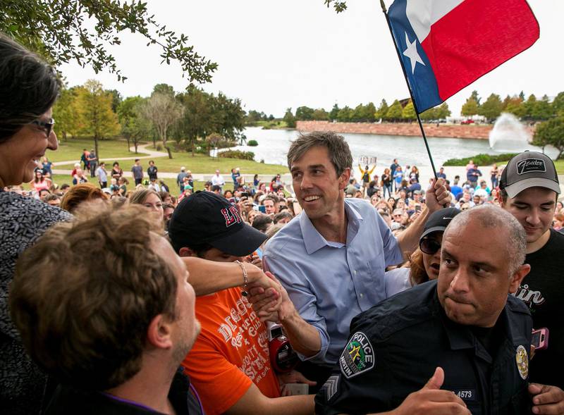 Demokraten Beto O’ Rourke skaper entusiasme i det konservative Texas.