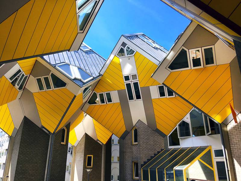 Kubehusene til Piet Blom startet arkitekturboomen i Rotterdam for alvor på 1990-tallet.