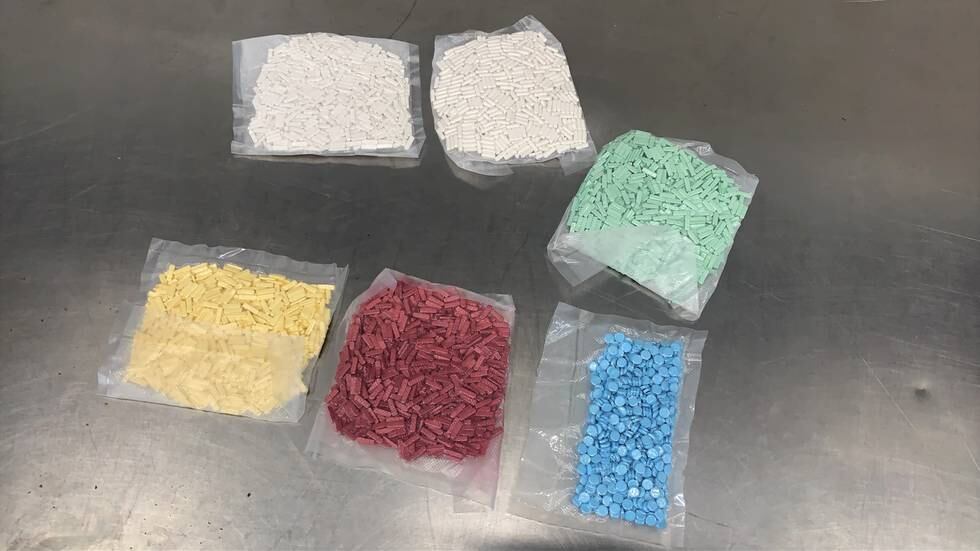 Beslag av 1,1 kilo narkotiske tabletter, trolig xanax, ved Svinesund tollsted 1. august.