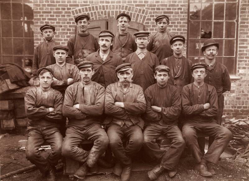 CHRISTIANIA SPIGERVERK 1908: Spigerverkets æra som moderne stålkonsern starta på slutten av 1920-tallet og nådde høydepunktet i 1940–60-åra med godt over 1000 ansatte.