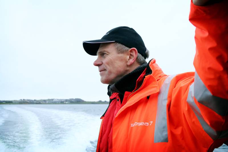 Sigbjørn Daasvatn, leder av «Funn i Hafrsfjord». Foto: Tone Helene Oskarsen