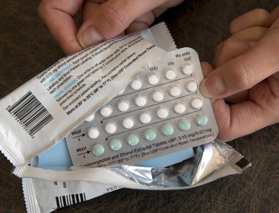 FILE - In this Aug. 26, 2016, file photo, a one-month dosage of hormonal birth control pills is displayed in Sacramento, Calif. A U.S. judge will hear arguments over California?Äôs attempt to block new rules by the Trump administration allowing more employers to claim religious objections to providing birth control benefits.
The rules set to go into effect on Monday, Jan. 14, 2019. (AP Photo/Rich Pedroncelli, File)