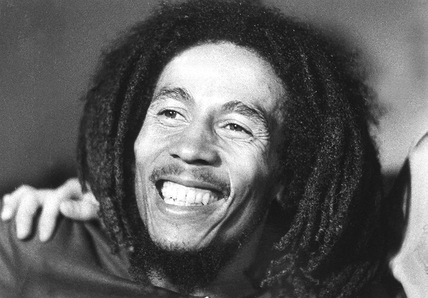 Bob Marley i 1976, året han ble utsatt for et attentat i sitt hjem. Han overlvede, men døde av kreft fem år etter.