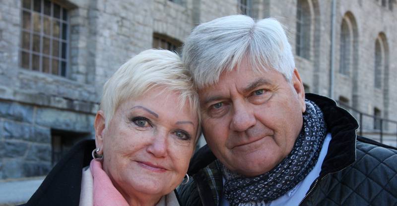 Marit og Reidar Gabler har opplevd at tyskerjenta Else Gablers barnebarn er blitt mobbet som tyskerunge. FOTO: RITA ENGEDALEN