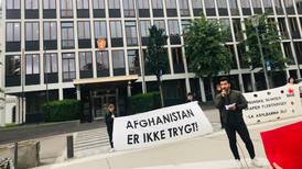 Demonstrerte mot retur av Abbasi-familien til Afghanistan