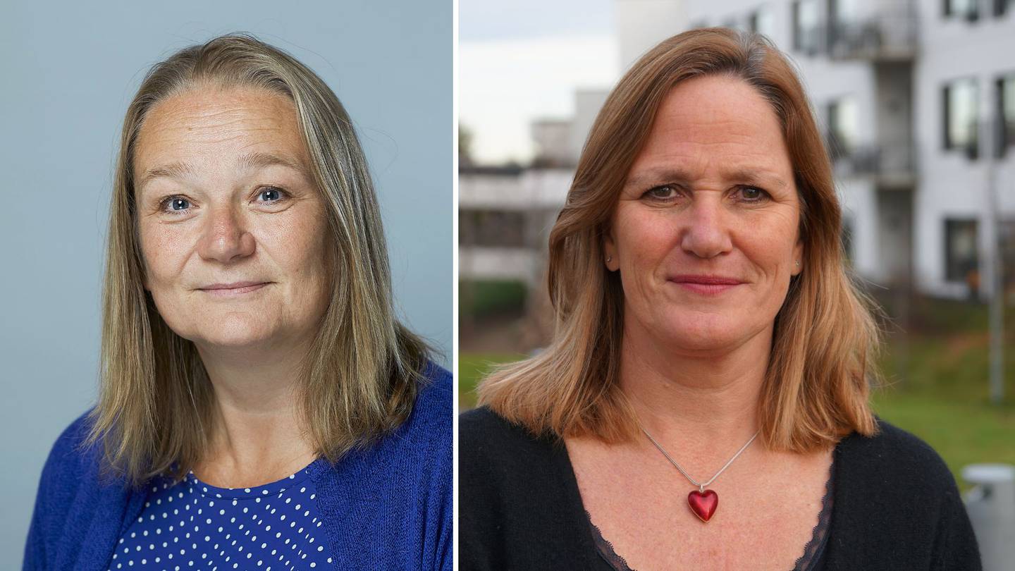 Kirsten Sæther, samhandlingssjef, og Marianne Løvstad, professor og fagsjef i psykologi, begge ansatt ved Sunnaas sykehus HF.