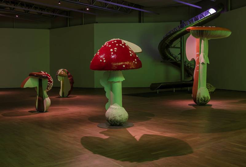 Besøk den gladgufne utstillingen til belgiske Carsten Höller på Høvikodden, som er forvandlet til et «kunstsanatorium» med mange rare opplevelser. FOTO: ØYSTEIN THORVALDSEN