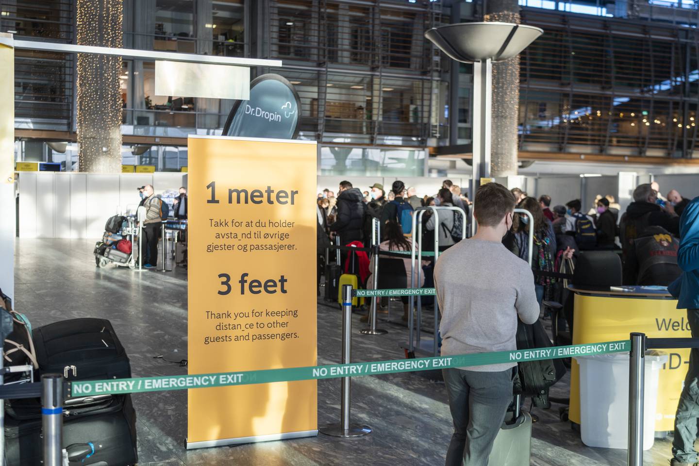 Koronapandemien satte en ettertrykkelig stopper for passasjerveksten både ved Oslo lufthavn Gardermoen og mange andre flyplasser verden rundt.