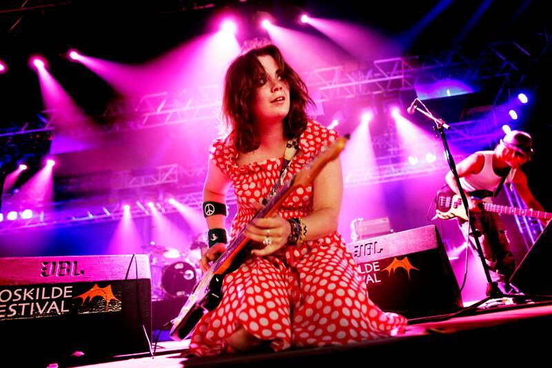 Ida Maria i sin tidligere tilværelse som rockestjerne, i Roskilde i 2009. FOTO: ERIK NORRUD