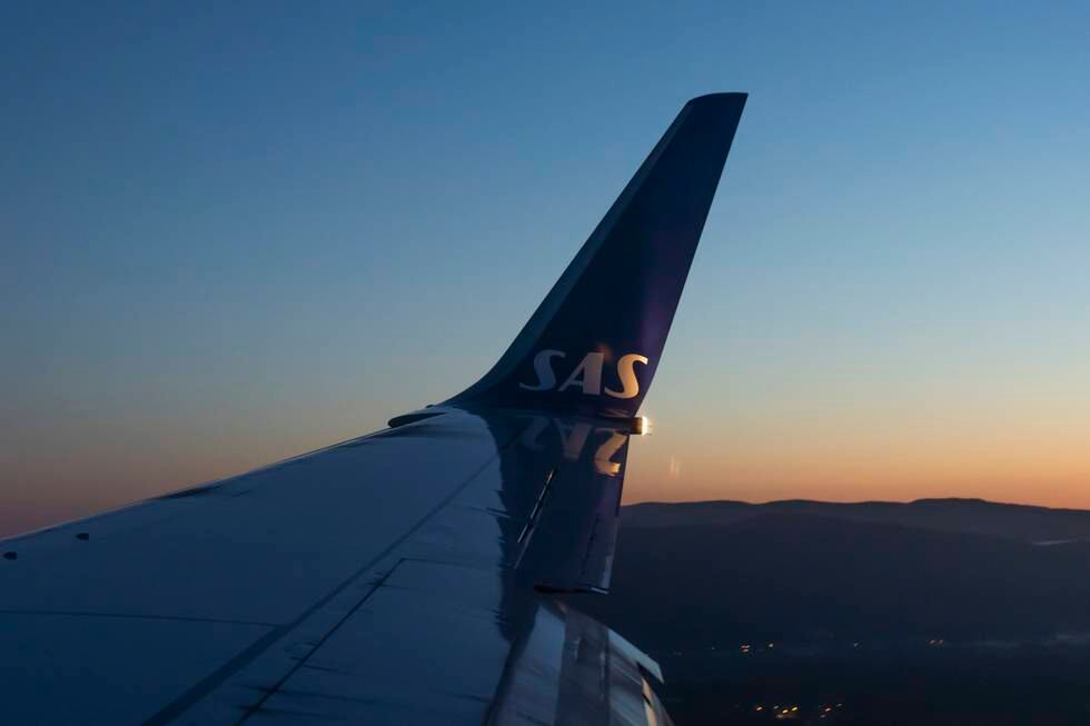 SAS-flyene er fortsatt på vingene, men i løpet av det neste døgnet kan det endre vesentlig. Foto: Erik Johansen / NTB