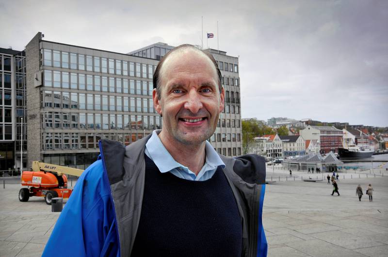 Senterpartiets gruppeleder i Stavanger, Bjarne Kvadsheim, ønsker å sette dagsorden i flere politiske saker i 2016. Foto: Per Thime.