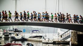 Lover tørr løype under Oslo maraton