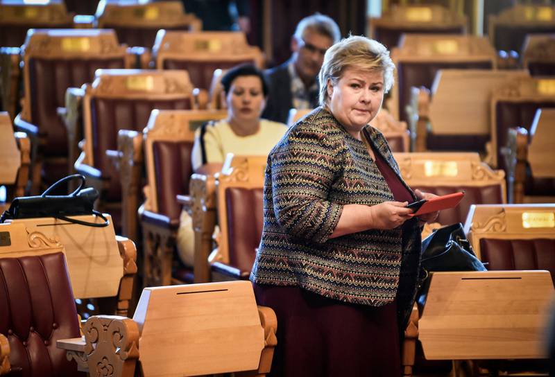 Statsminister Erna Solberg (H) og hennes regjering får kritikk både under klimatoppmøtet i Bonn, i rettssalen og av PwC, for sin mangelfulle klimainnsats. 